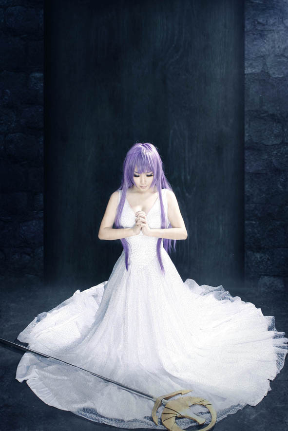 聖鬥士星矢 - 雅典娜COSPLAY (1).jpg