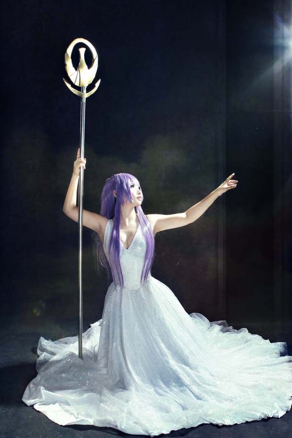 聖鬥士星矢 - 雅典娜COSPLAY (2).jpg