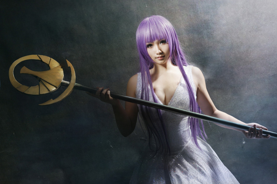 聖鬥士星矢 - 雅典娜COSPLAY (6).jpg