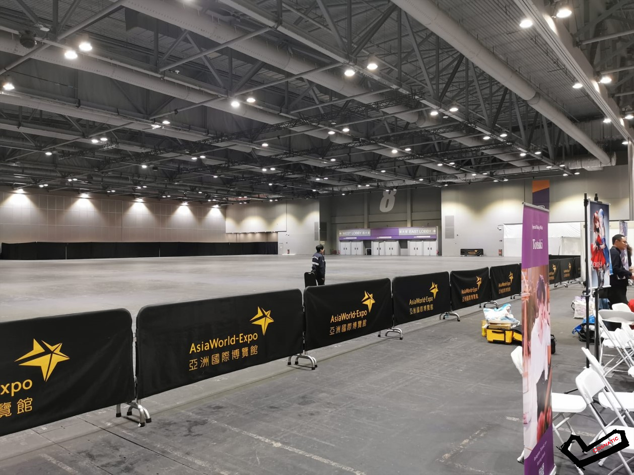 今次連HALL8也租下備用